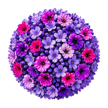 Lavender and Petunia